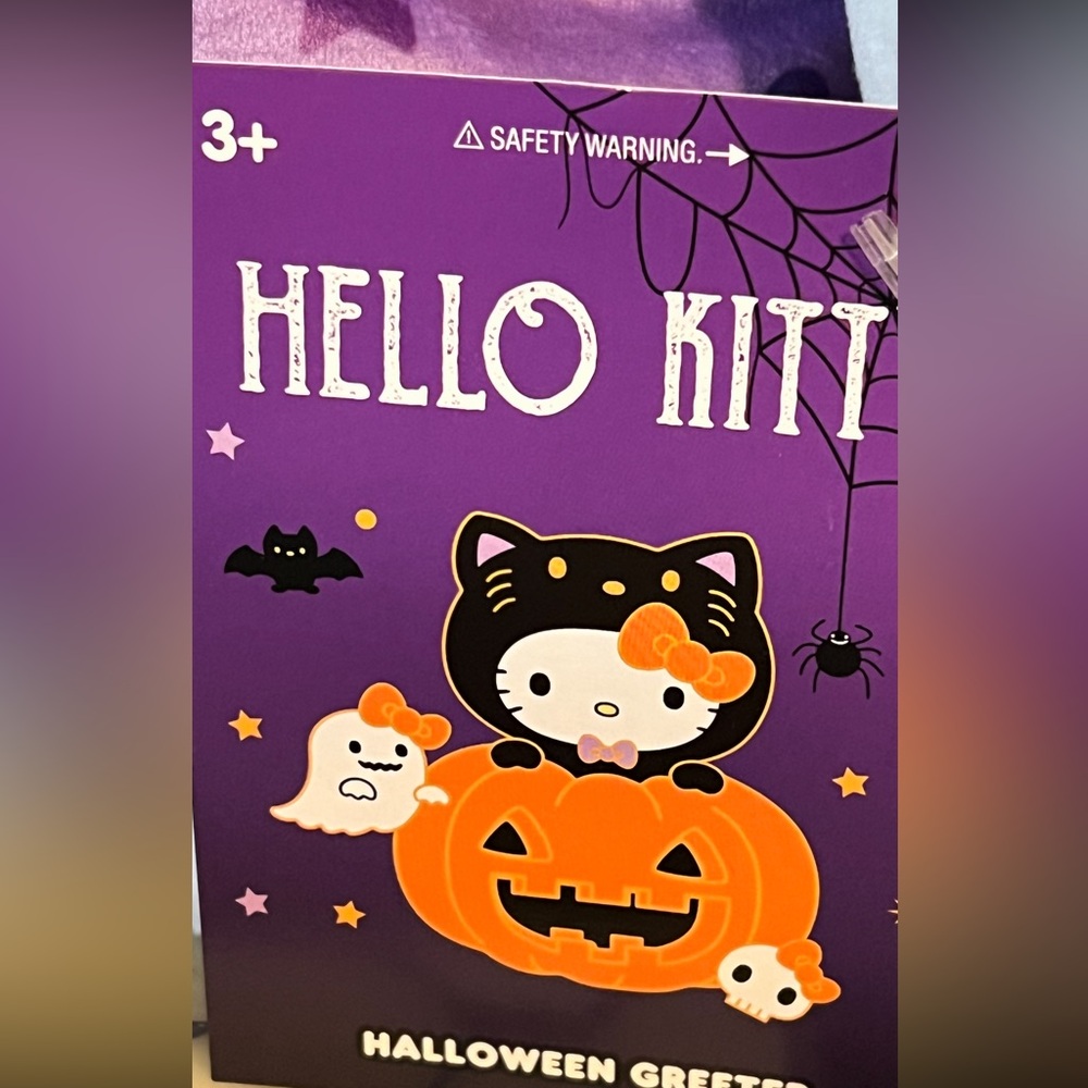 Hello Kitty by Sanrio NWT Adorable Plush Witch Vampire Halloween Greeter 2024 - Picture 6 of 7